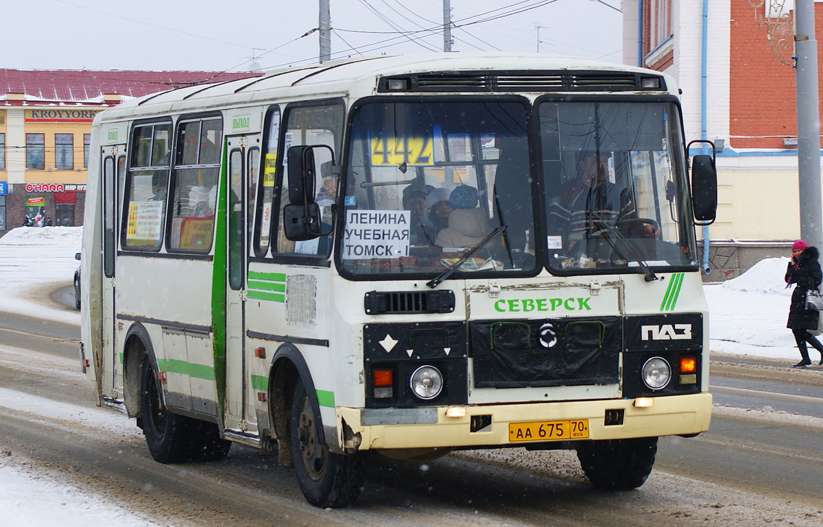 Томская область, ПАЗ-32054 № АА 675 70