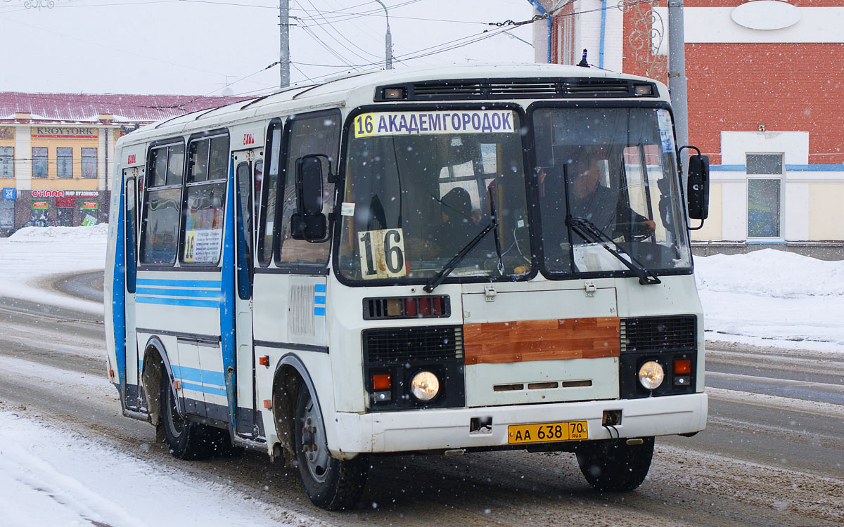 Томская область, ПАЗ-32054 № АА 638 70