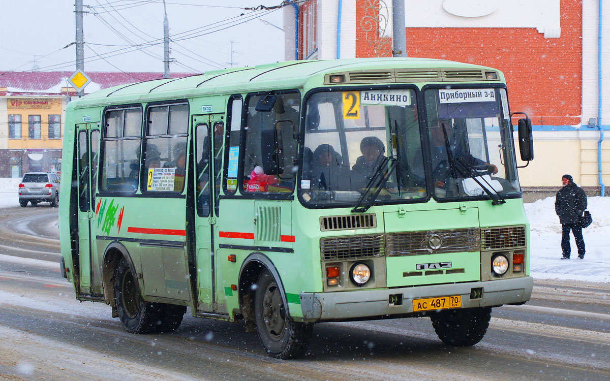 Томская область, ПАЗ-32054 № АС 487 70