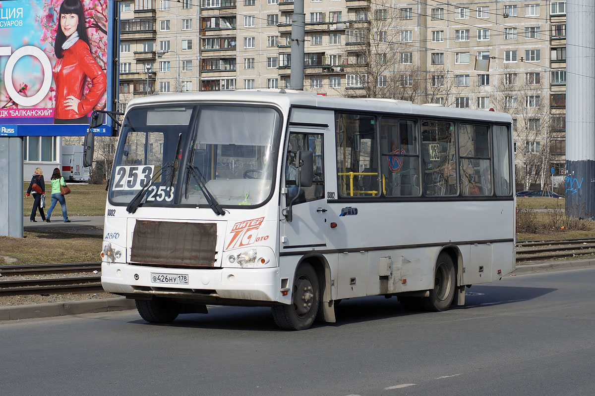 Санкт-Петербург, ПАЗ-320402-05 № 8802