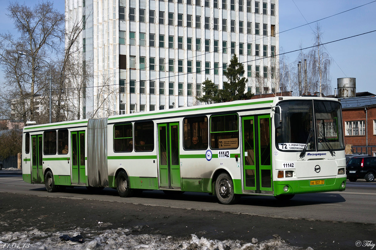 Москва, ЛиАЗ-6212.01 № 11142