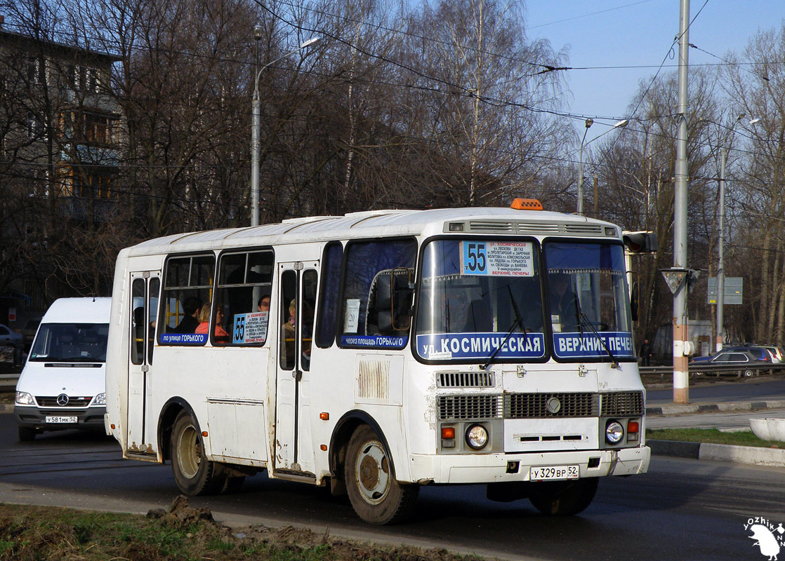 Нижегородская область, ПАЗ-32054 № У 329 ВР 52