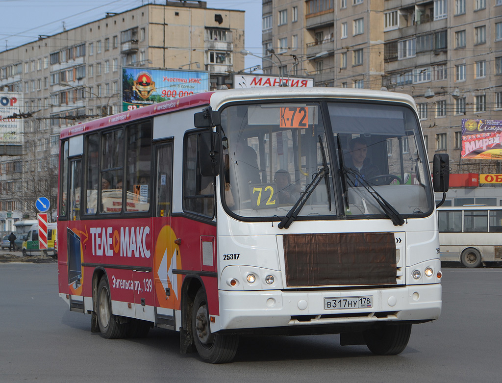 Санкт-Петербург, ПАЗ-320402-05 № В 317 НУ 178