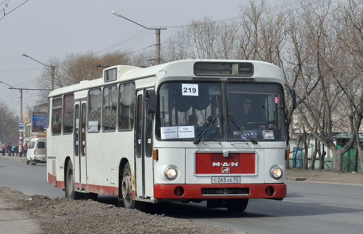 Омская область, MAN 192 SL200 № С 265 ОЕ 55