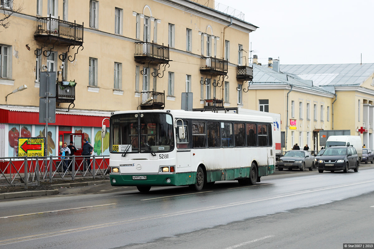 Санкт-Петербург, ЛиАЗ-5256.25 № 5281