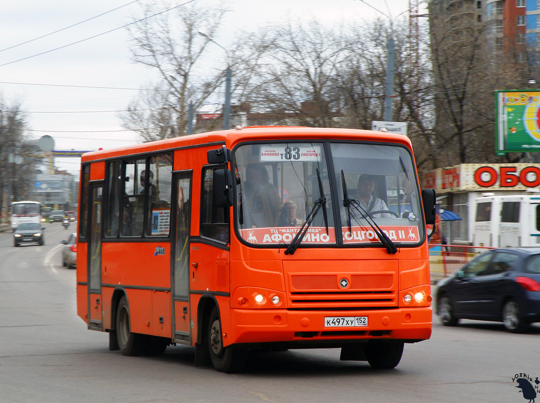 Нижегородская область, ПАЗ-320402-05 № К 497 ХУ 152