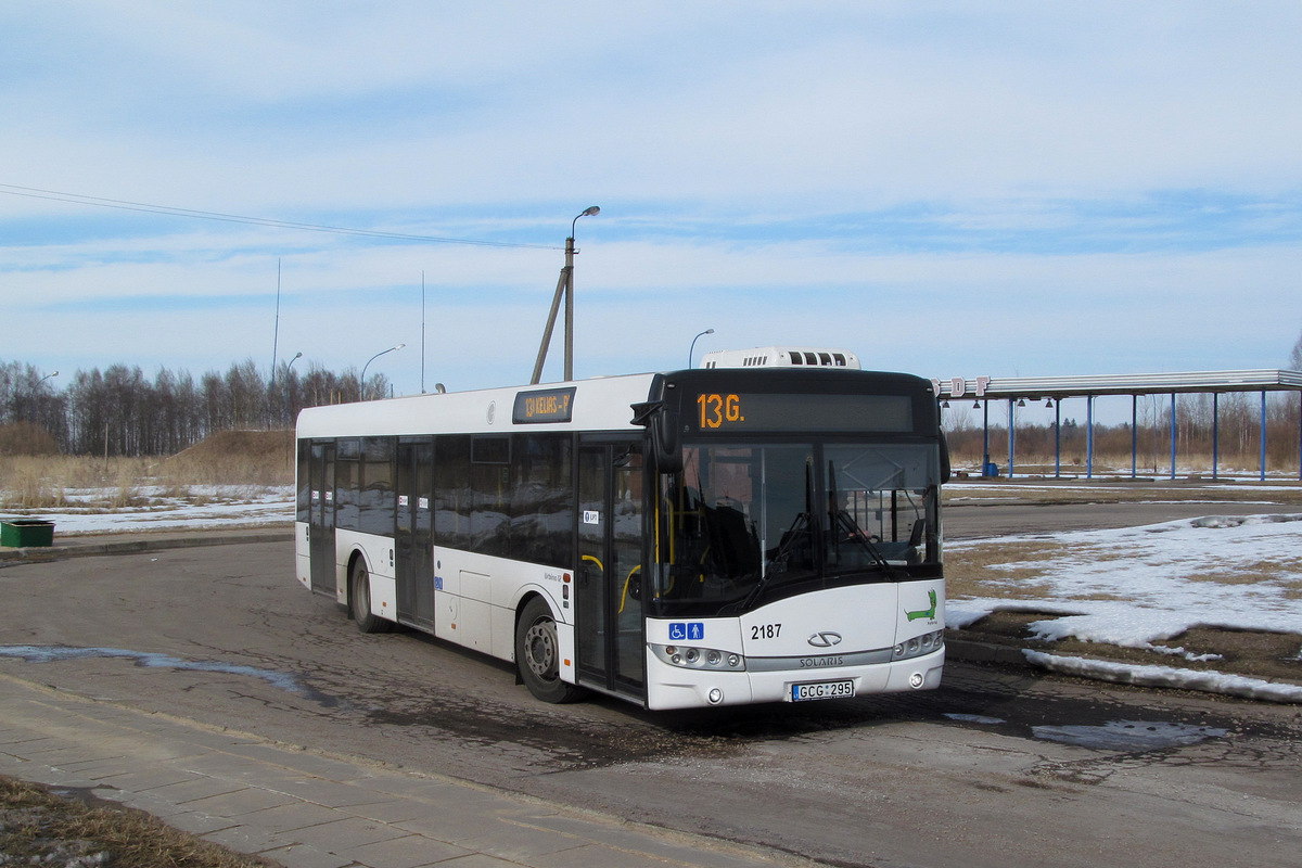 Lithuania, Solaris Urbino III 12 hybrid № 2187