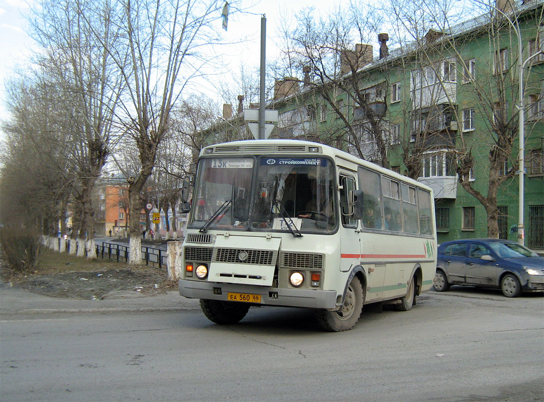 Свердловская область, ПАЗ-32054 № ЕА 560 66