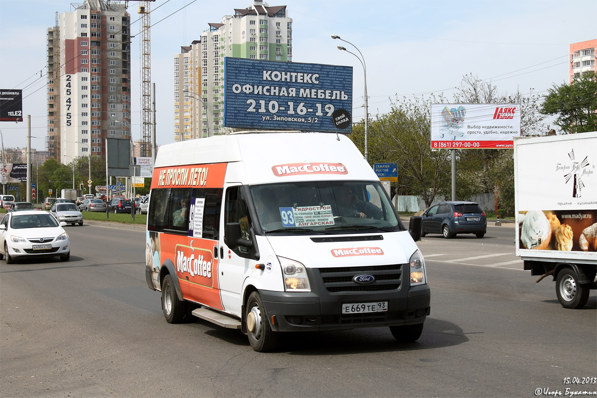 Краснодарский край, Имя-М-3006 (X89) (Ford Transit) № Е 669 ТЕ 93