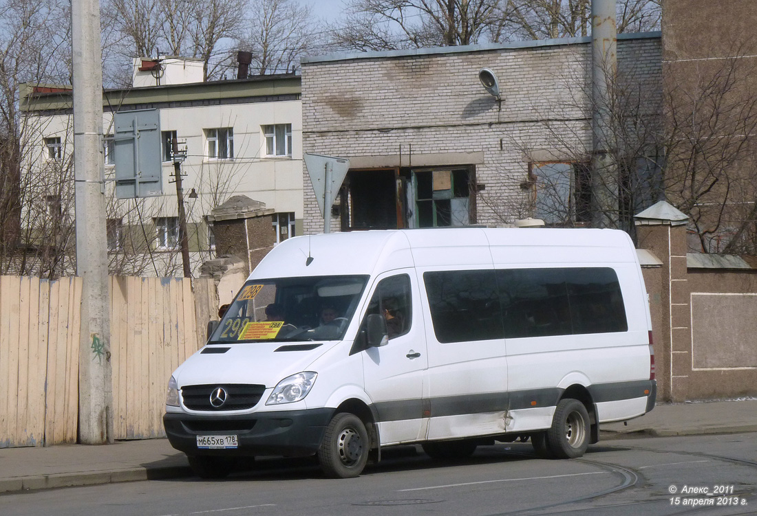 Санкт-Петербург, Луидор-22340C (MB Sprinter 515CDI) № М 665 ХВ 178