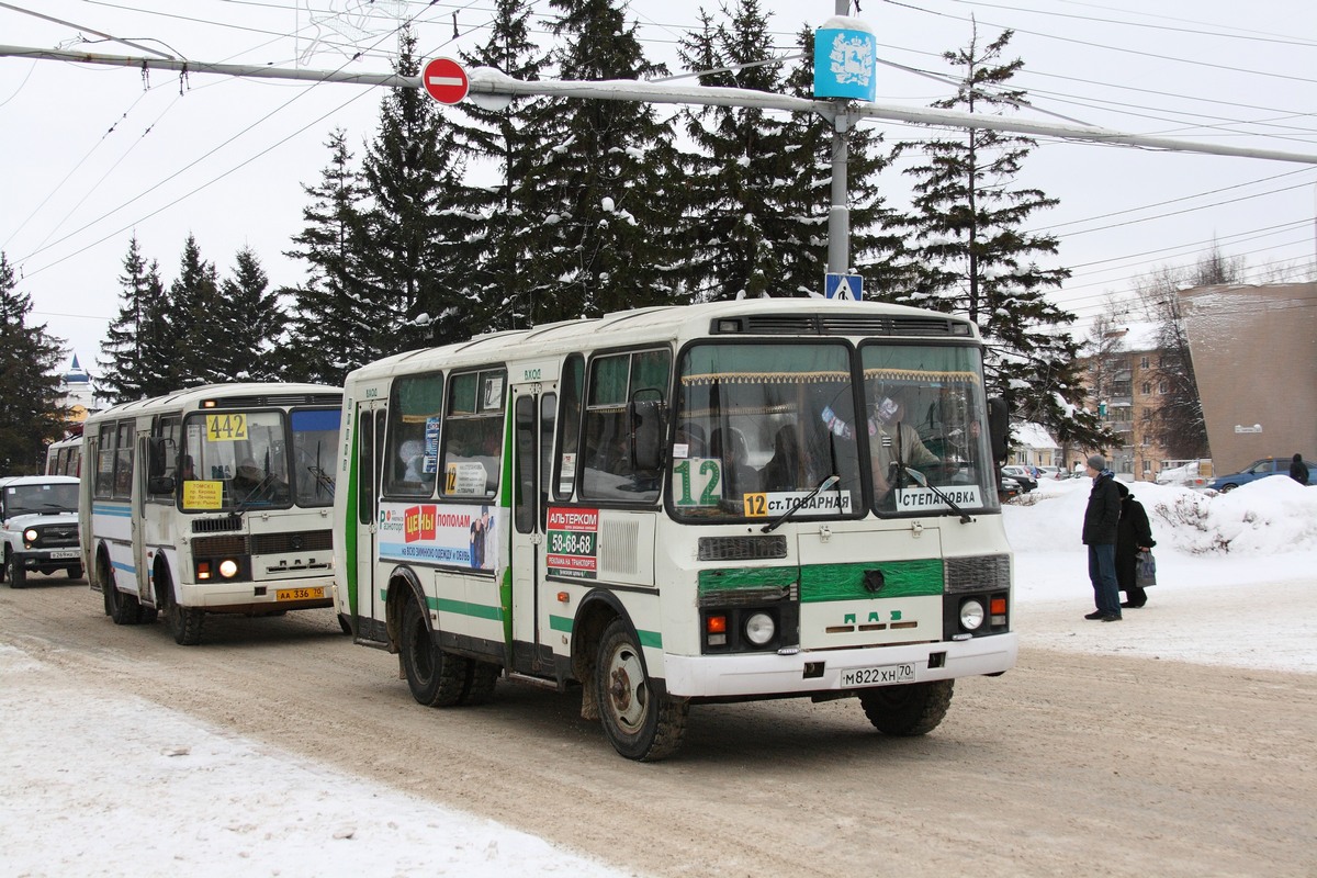 Tomská oblast, PAZ-32054 č. М 822 ХН 70