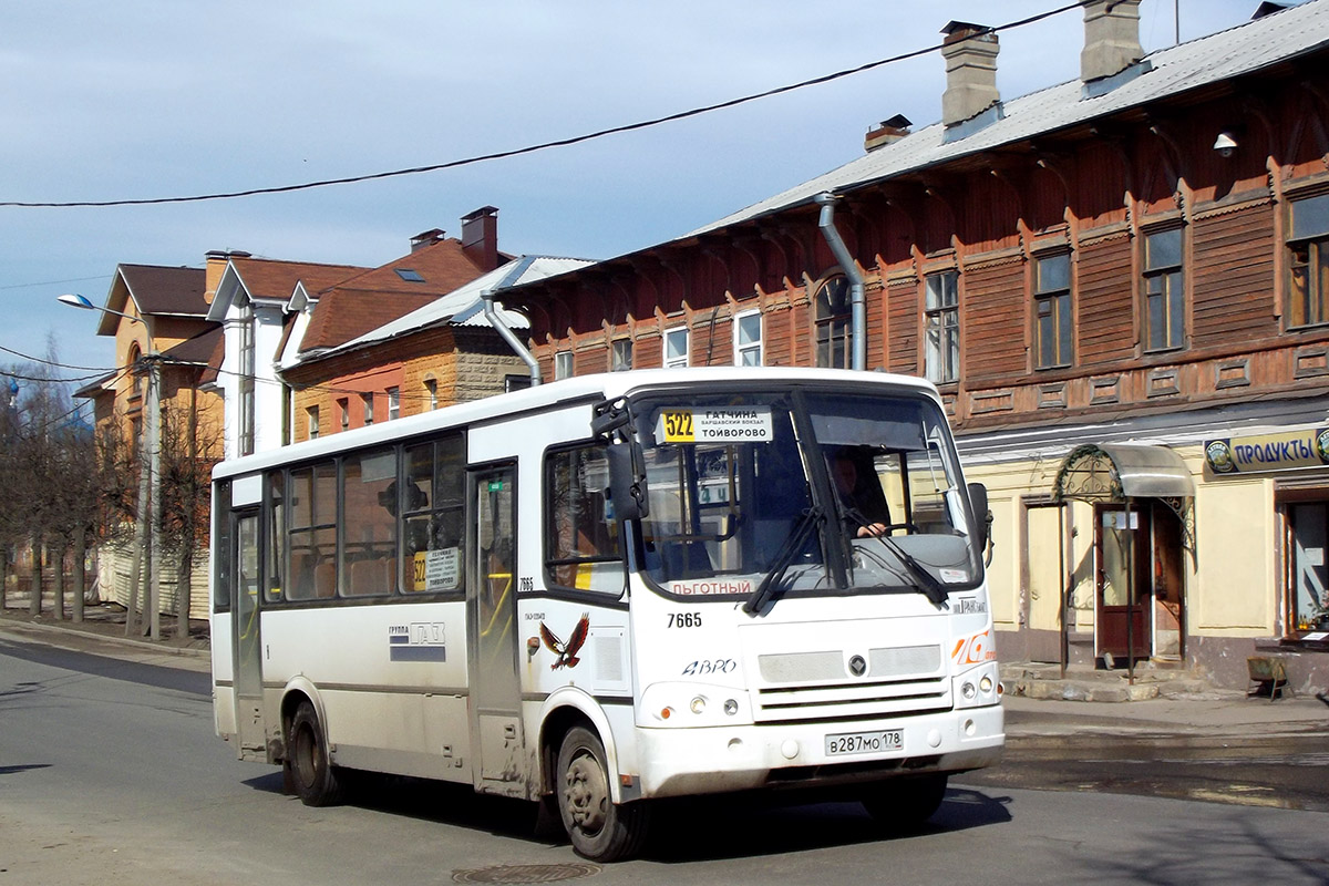 Ленинградская область, ПАЗ-320412-05 № 7665