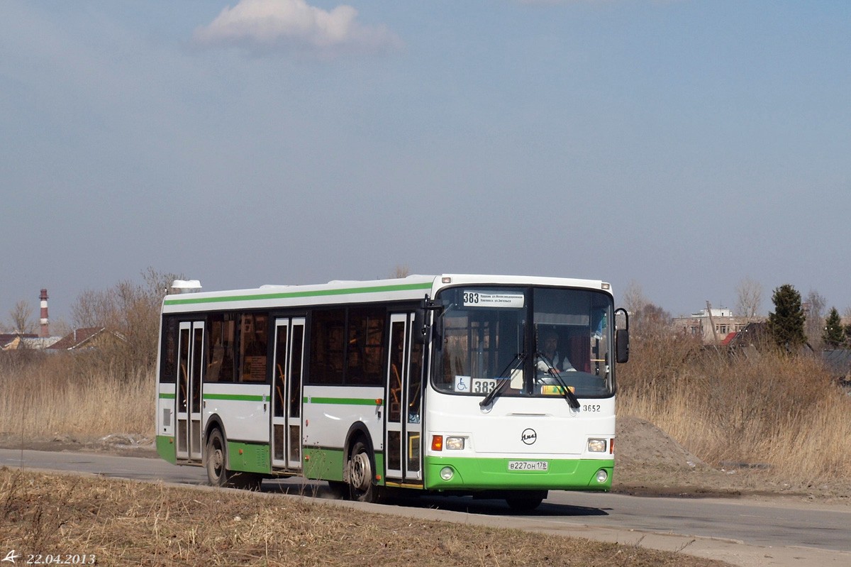 Санкт-Петербург, ЛиАЗ-5293.60 № 3652