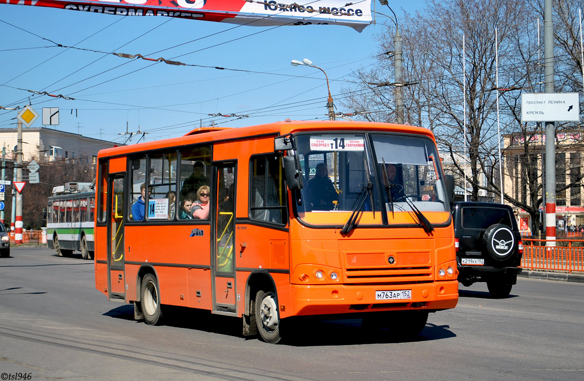 Нижегородская область, ПАЗ-320402-05 № М 763 АР 152