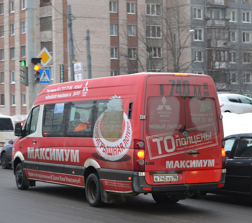 Санкт-Петербург, БТД-2219 (Volkswagen Crafter) № В 740 ХХ 98