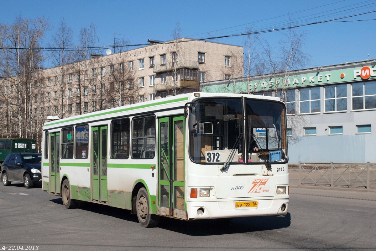 Санкт-Петербург, ЛиАЗ-5256.25 № 3138