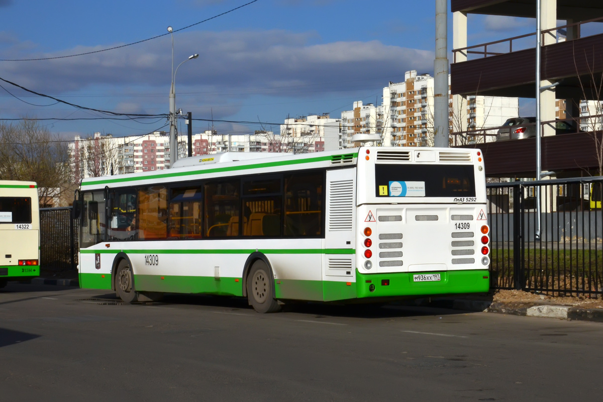 Москва, ЛиАЗ-5292.22-01 № 14309