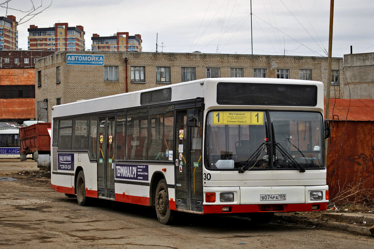 Пермский край, MAN A10 NL222 № В 074 РА 159