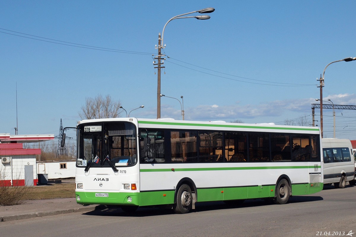 Sanktpēterburga, LiAZ-5293.60 № 3670