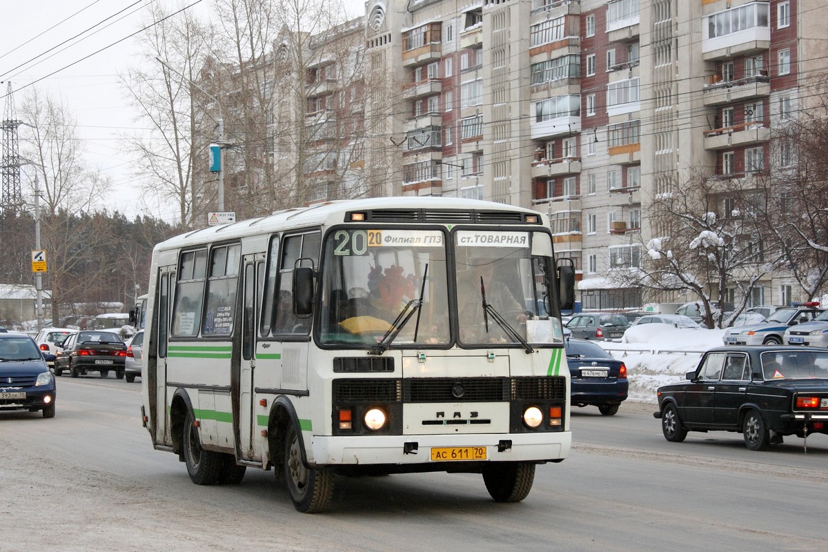 Томская область, ПАЗ-32054 № АС 611 70