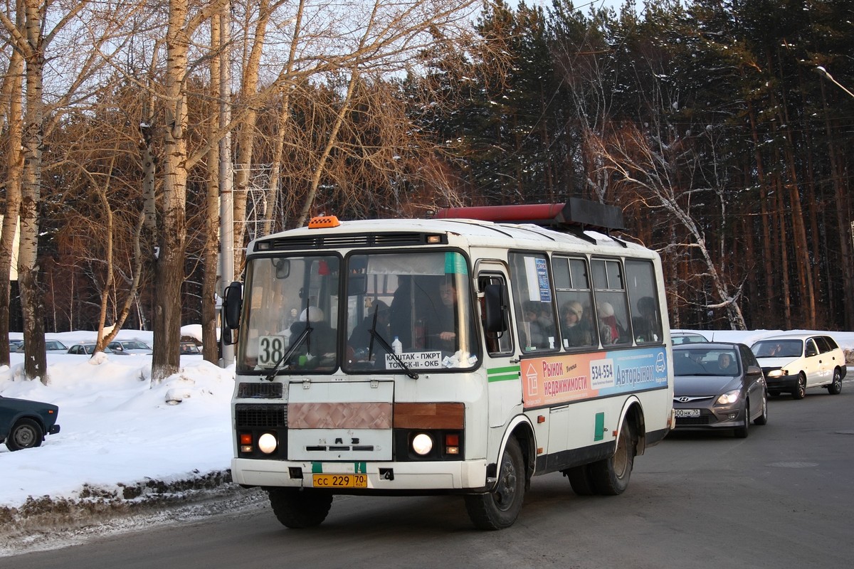 Томская область, ПАЗ-3205-110 № СС 229 70