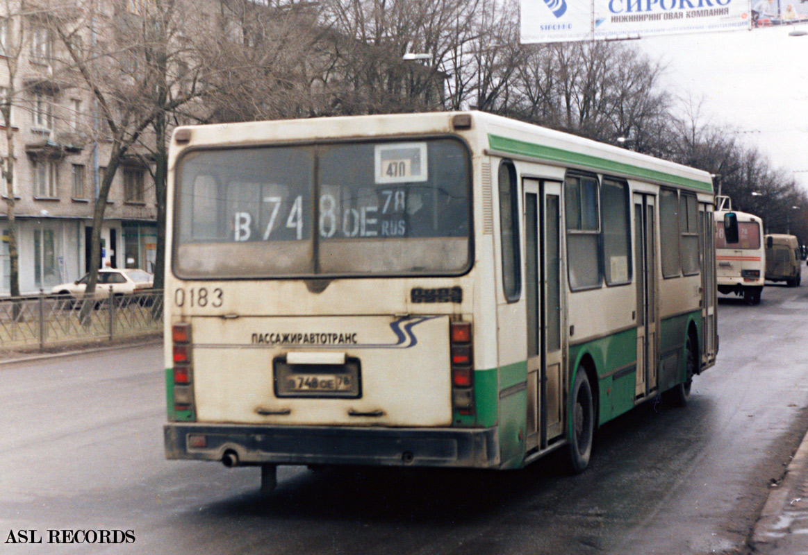 Санкт-Петербург, ЛиАЗ-5256.00 № 0183