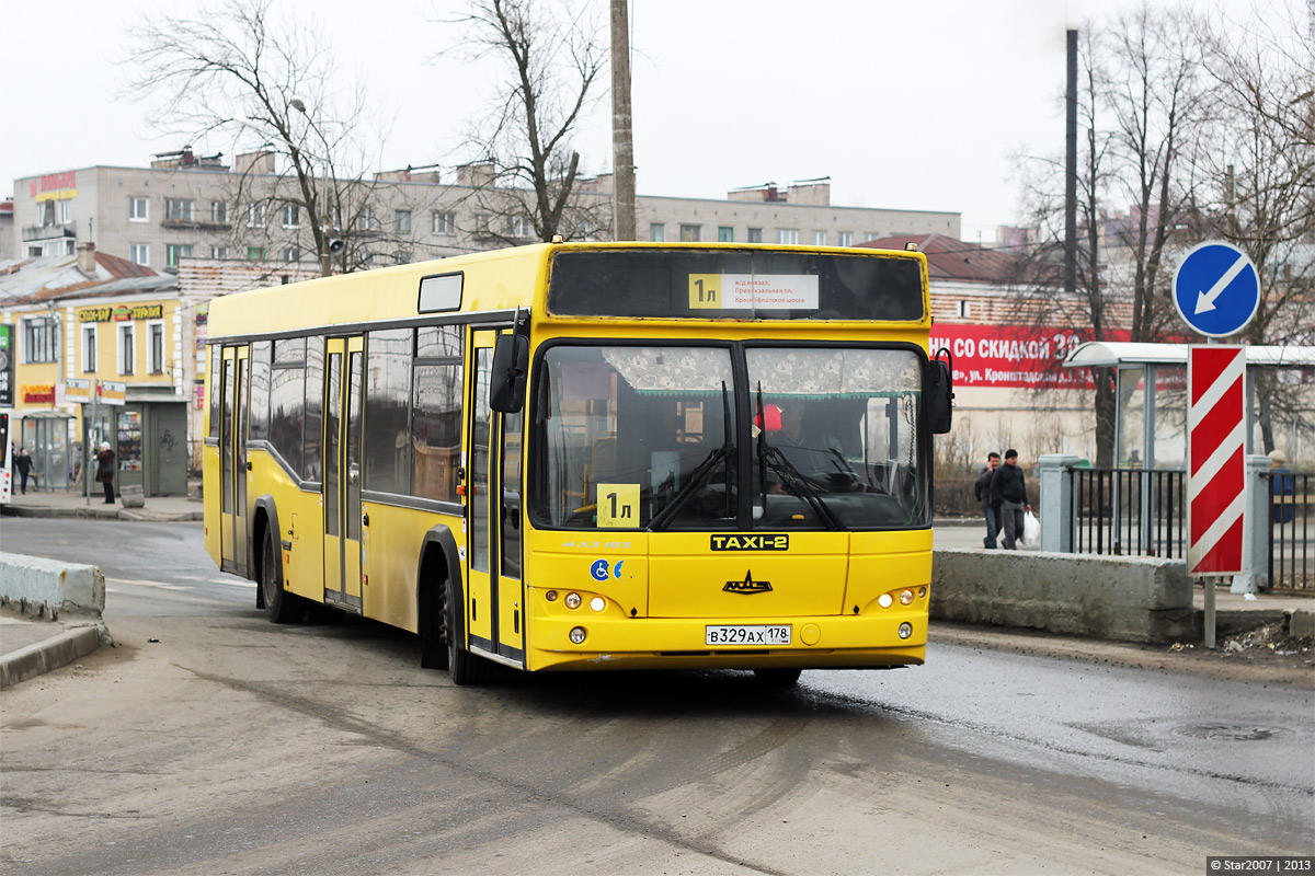 Санкт-Петербург, МАЗ-103.465 № В 329 АХ 178