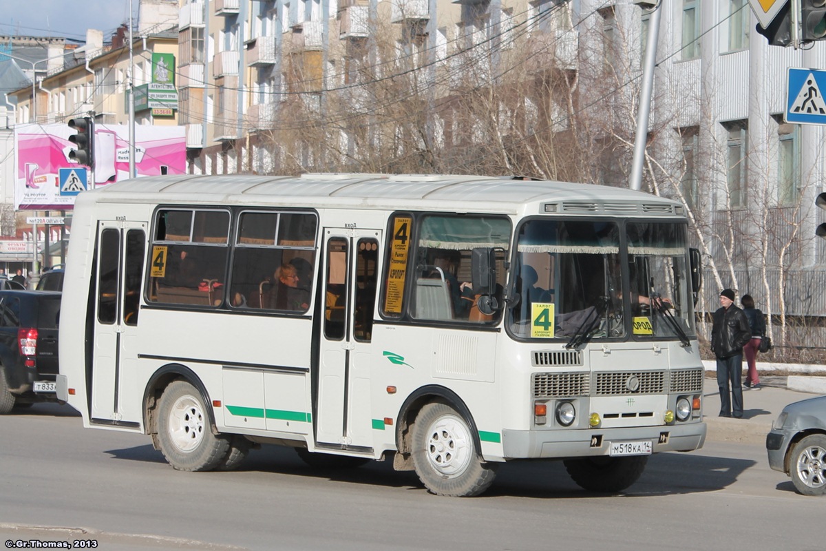 Sakha (Yakutia), PAZ-32054 # М 518 КА 14