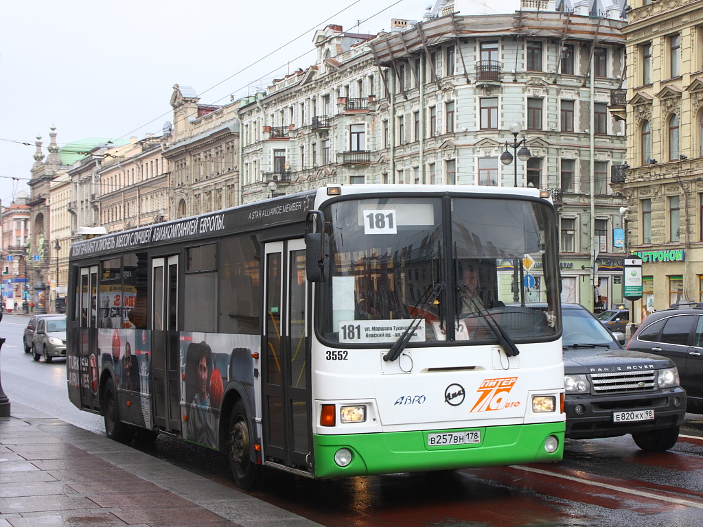 Санкт-Петербург, ЛиАЗ-5293.53 № 3552