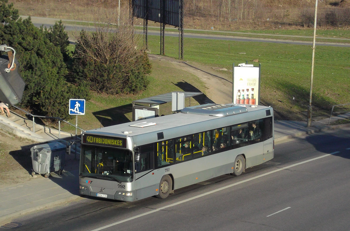 Литва, Volvo 7700 № 792