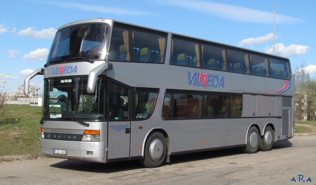 Литва, Setra S328DT № FZU 328