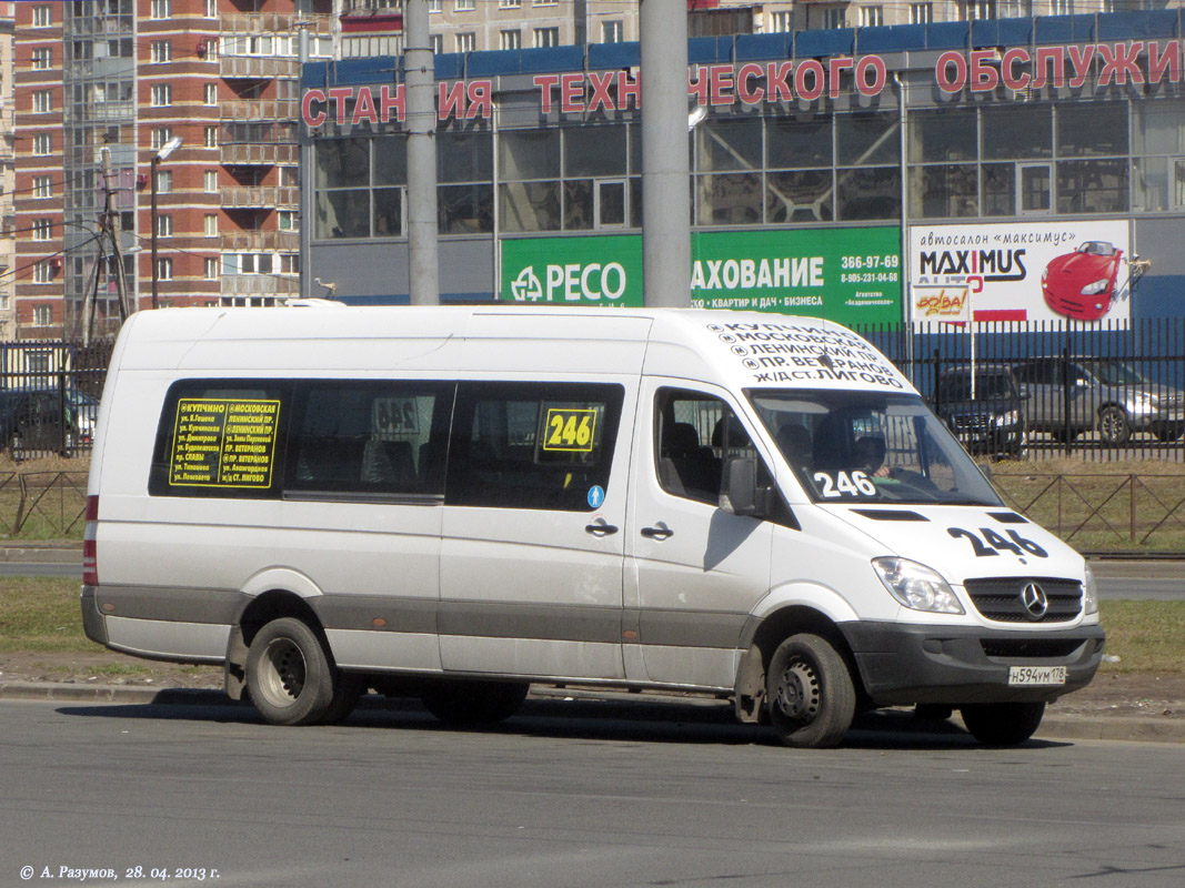 Санкт-Петербург, Луидор-22360C (MB Sprinter) № Н 594 УМ 178