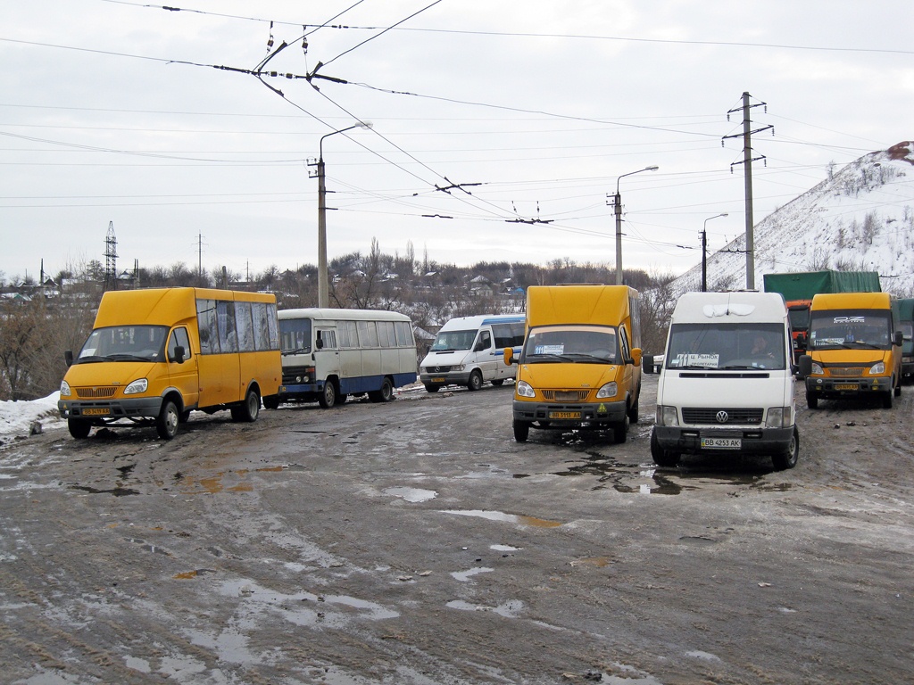 Луганская область, Рута 22 № BB 3419 AA; Луганская область, Рута 20 № BB 3113 AA; Луганская область, Volkswagen LT35 № BB 4253 AK