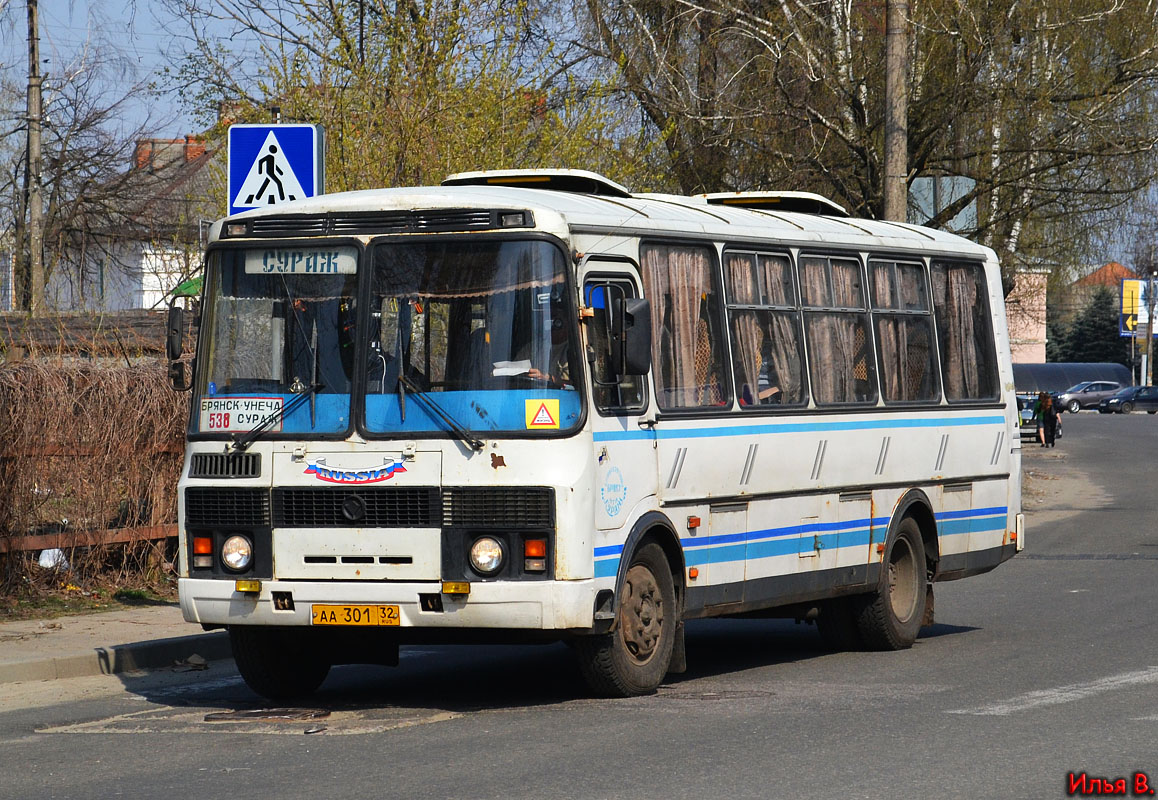 Брянская область, ПАЗ-423403 № АА 301 32 — Фото — Автобусный транспорт