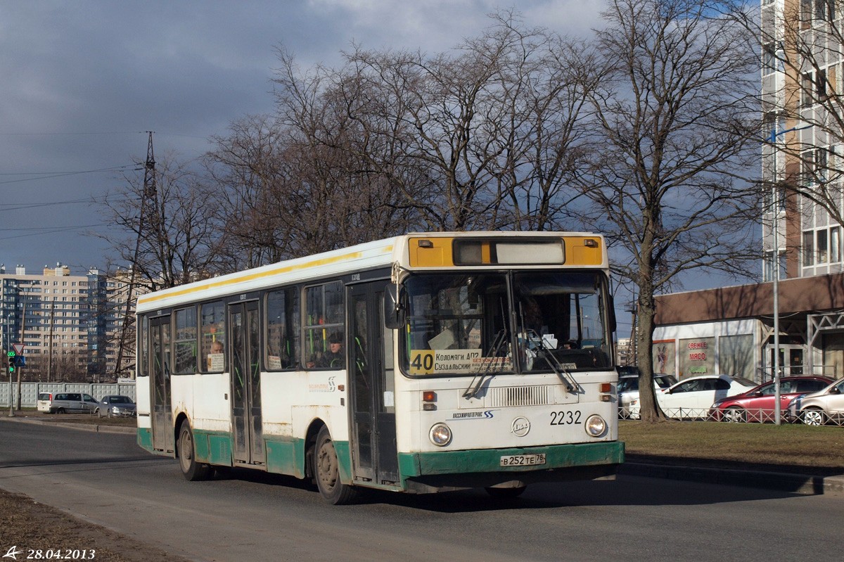 Санкт-Петербург, ЛиАЗ-5256.25 № 2232