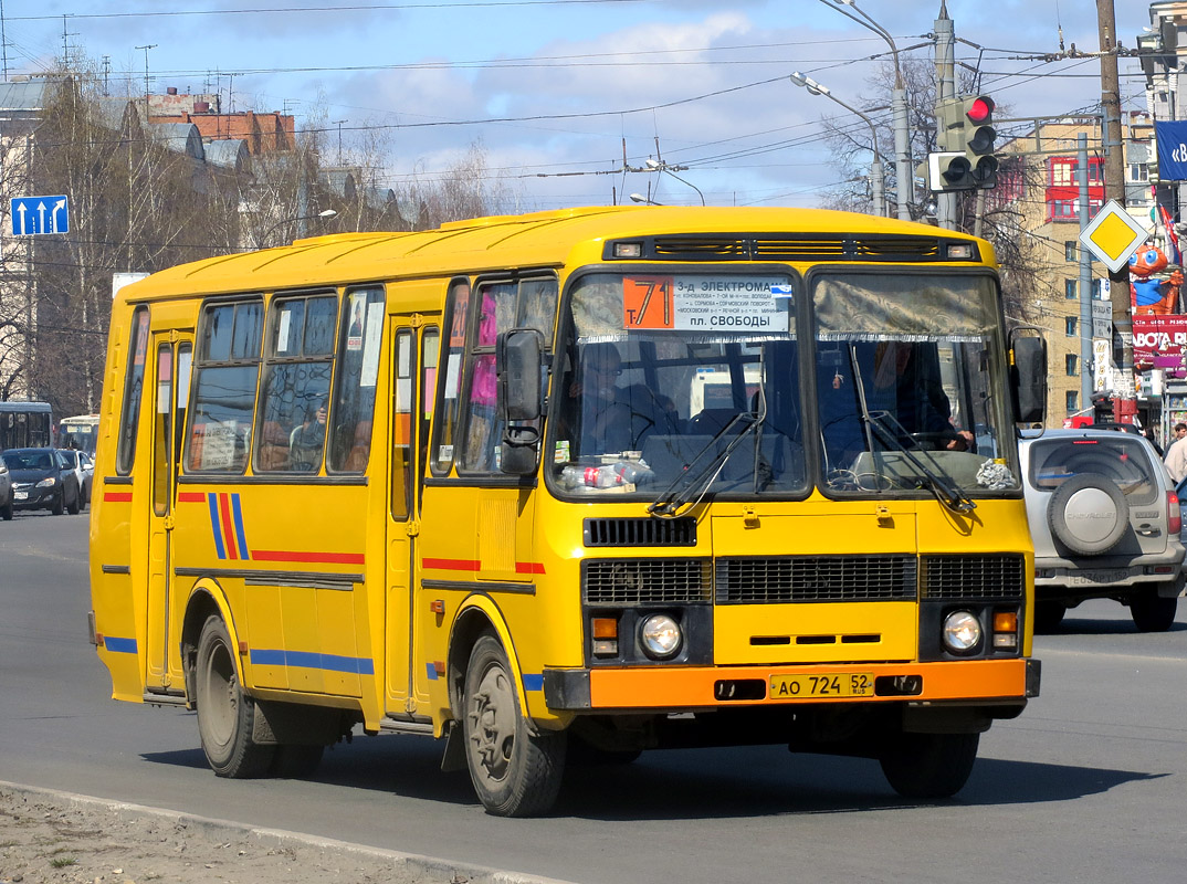 Нижегородская область, ПАЗ-4234 № АО 724 52