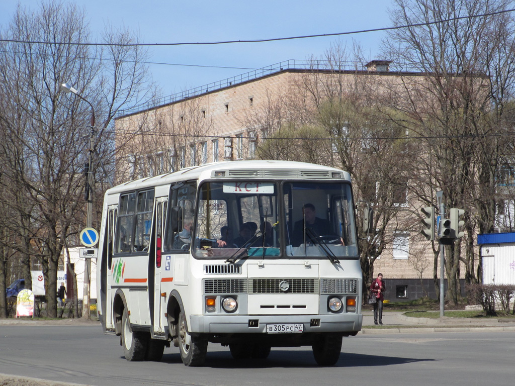 Ленинградская область, ПАЗ-32054 № В 305 РС 47