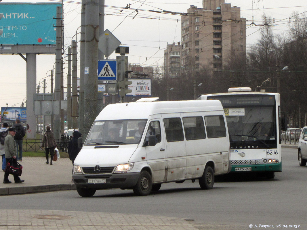 Sankt Petersburg, Mercedes-Benz Sprinter W903 311CDI Nr. Х 317 ВО 47