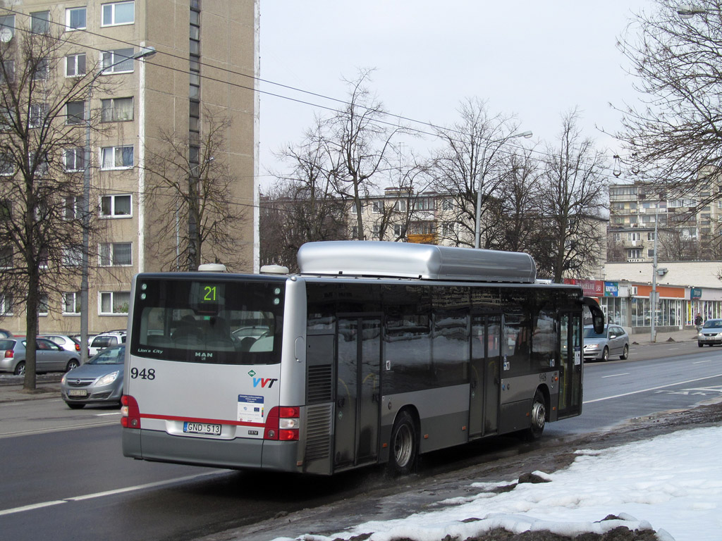 Литва, MAN A21 Lion's City NL273 CNG № 948