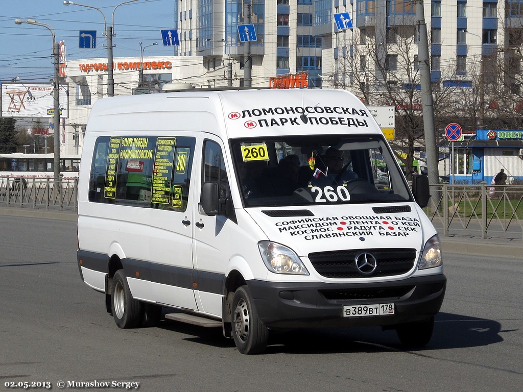 Санкт-Петербург, Луидор-22360C (MB Sprinter) № В 389 ВТ 178