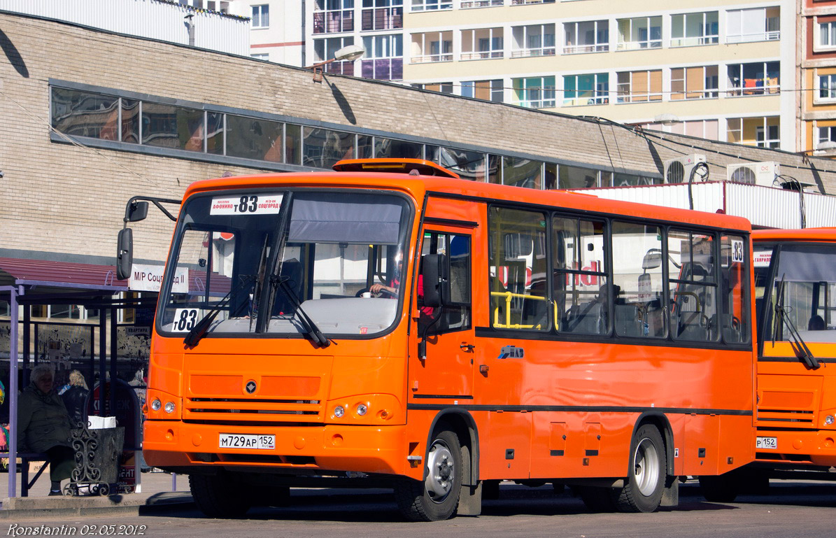 Ніжагародская вобласць, ПАЗ-320402-05 № М 729 АР 152