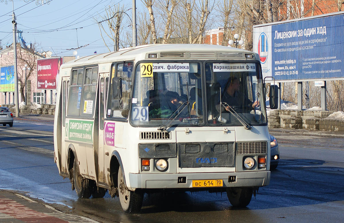 Томская область, ПАЗ-32054 № ВС 614 70