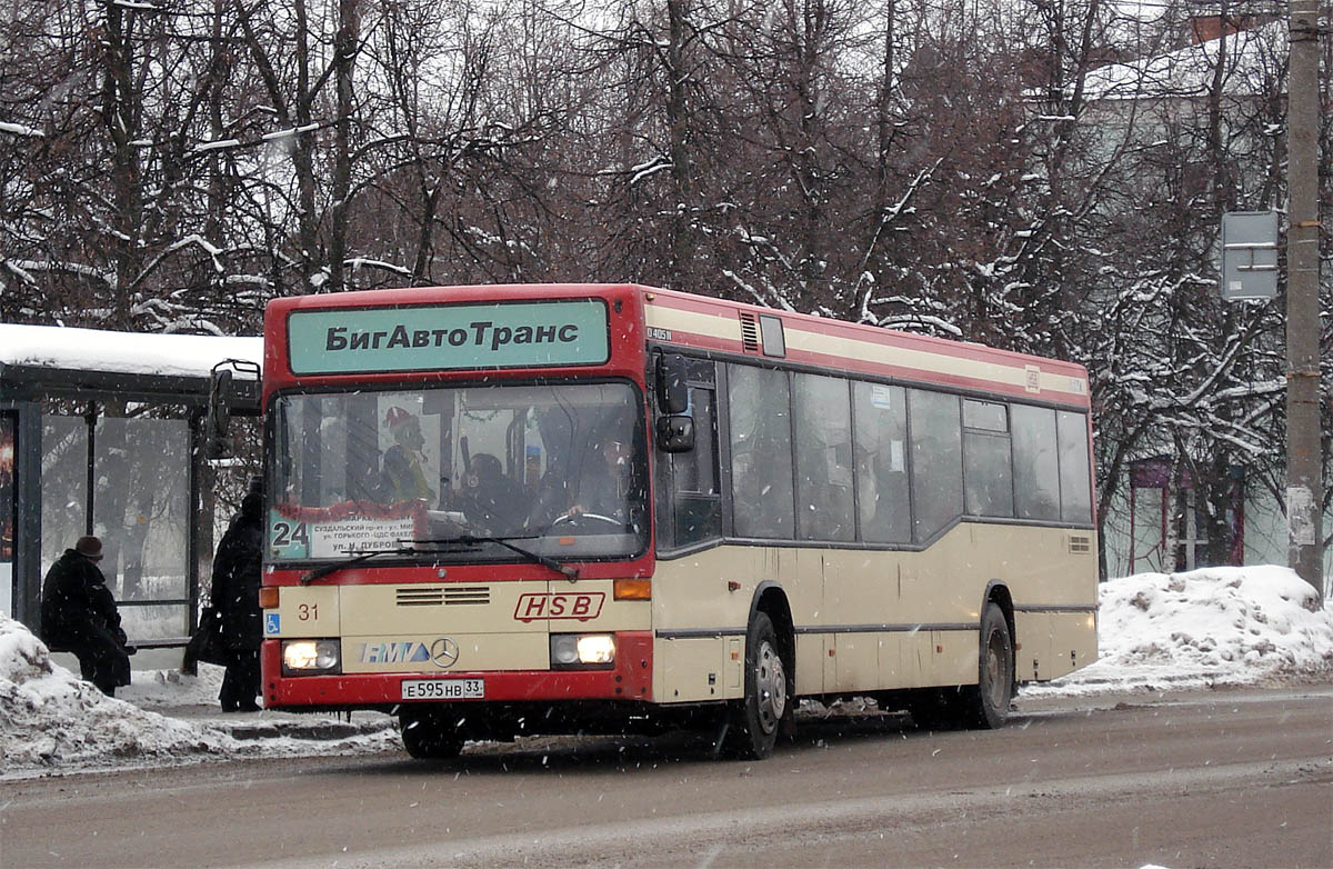 Владимирская область, Mercedes-Benz O405N2 № Е 595 НВ 33