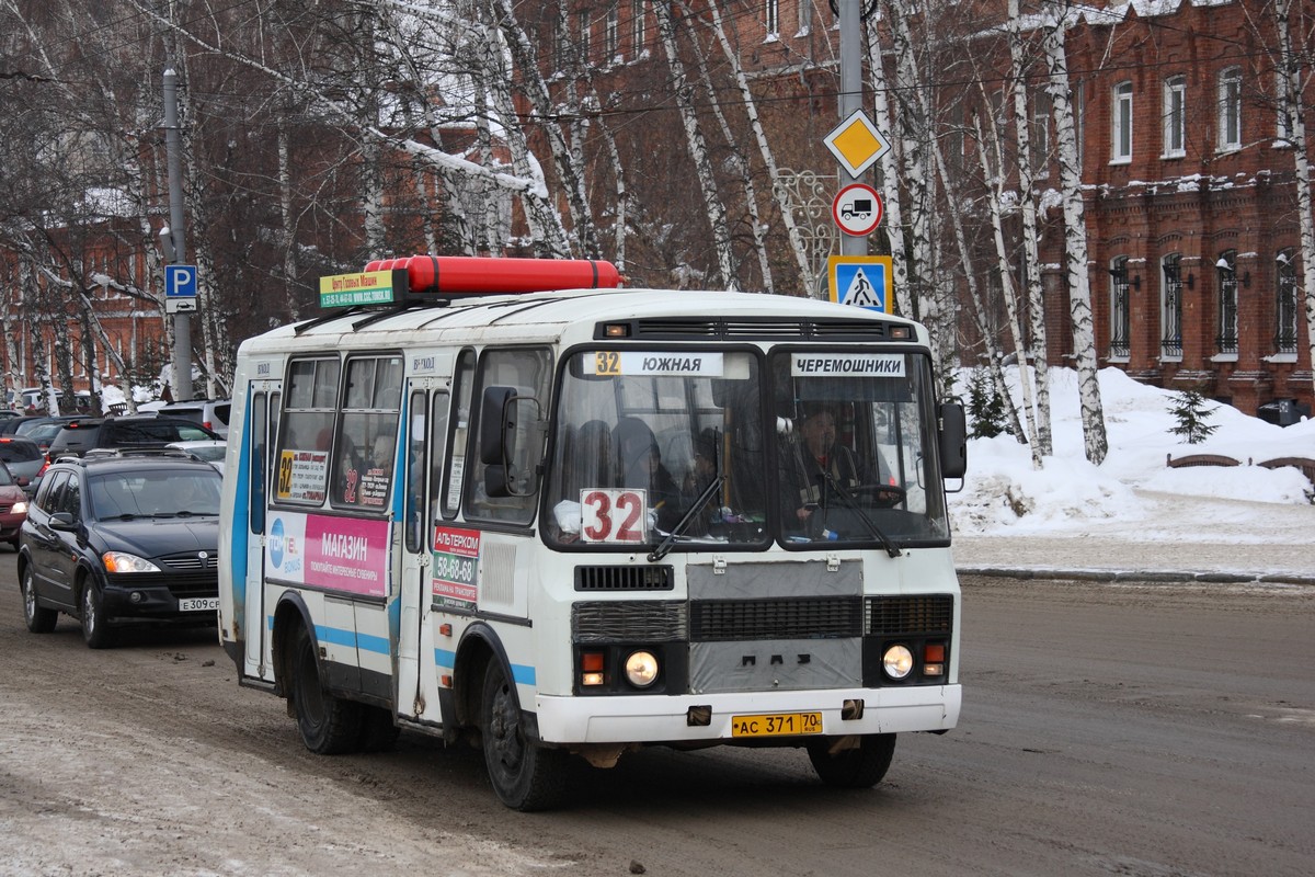 Томская область, ПАЗ-32054 № АС 371 70