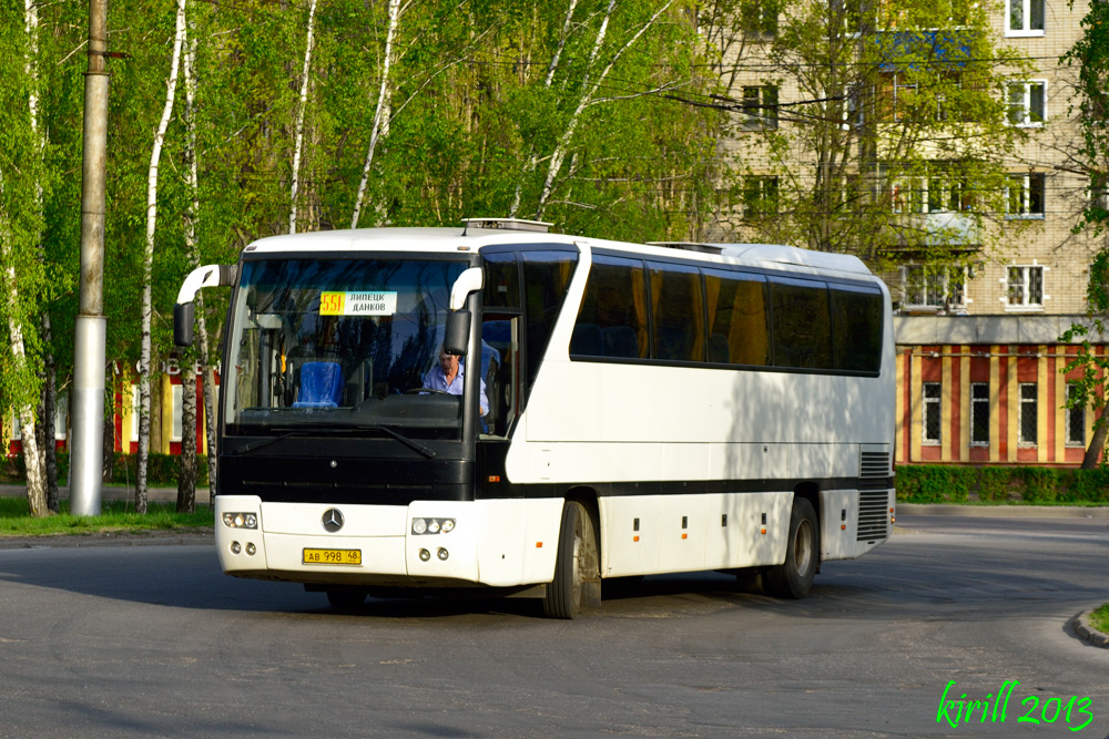 Липецкая область, Mercedes-Benz O350-15RHD Tourismo № АВ 998 48