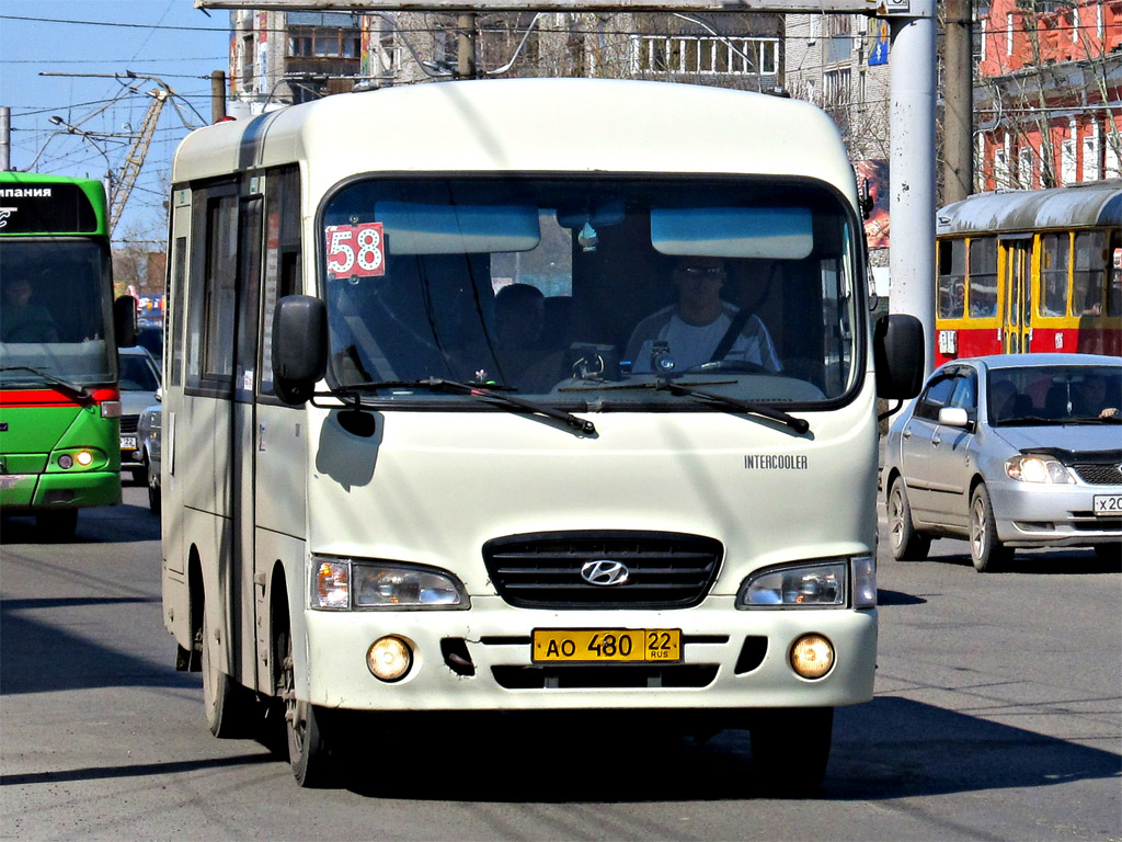 Алтайский край, Hyundai County SWB (РЗГА) № АО 480 22