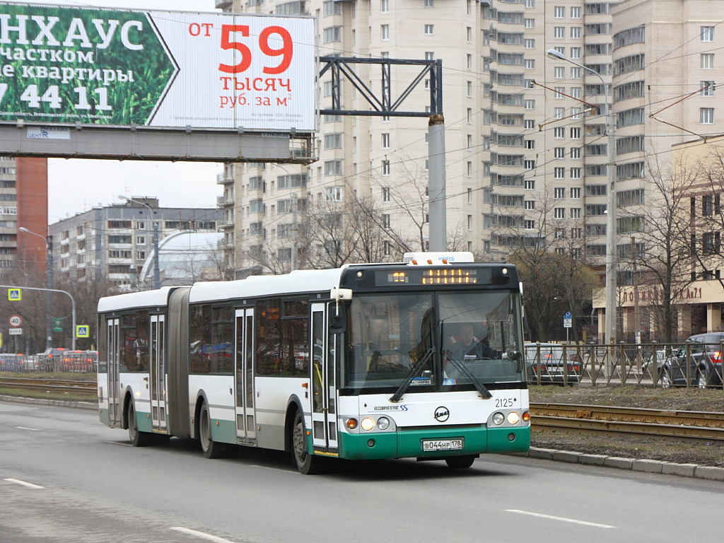 Санкт-Петербург, ЛиАЗ-6213.20 № 2125