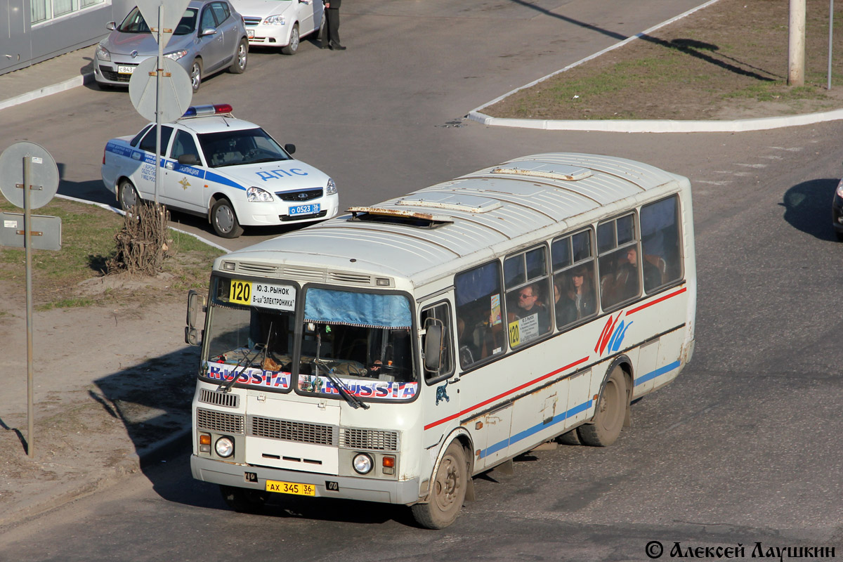 Воронежская область, ПАЗ-4234 № АХ 345 36