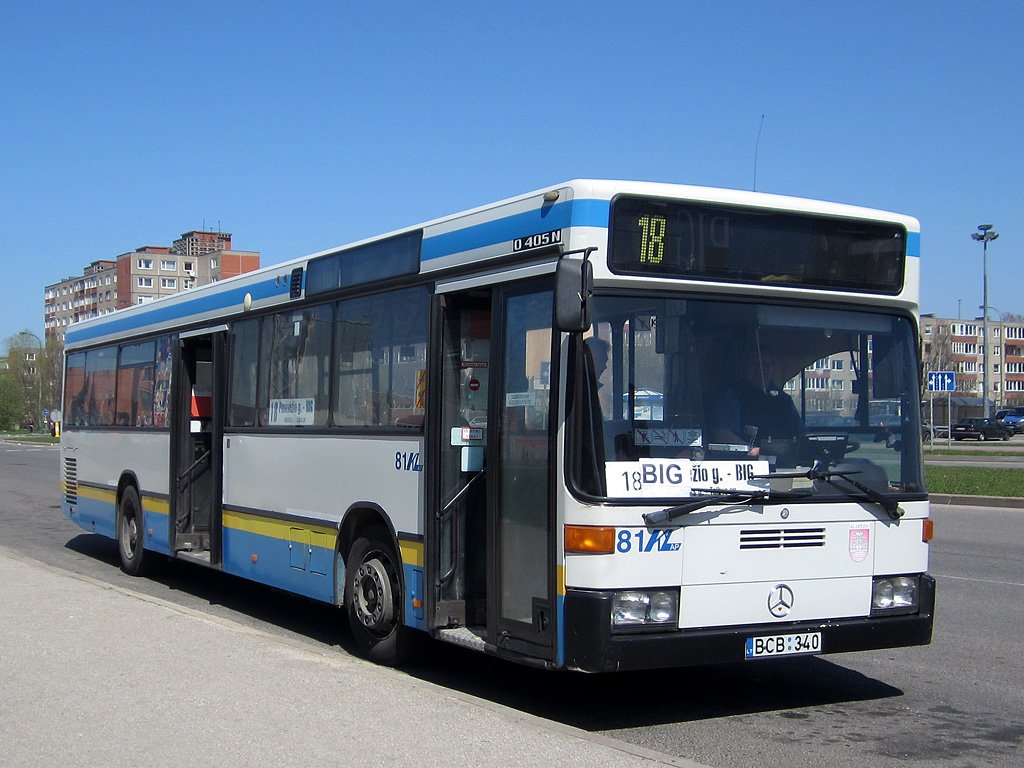 Литва, Mercedes-Benz O405N № 81