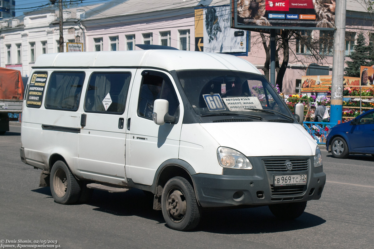 Брянская область, ГАЗ-322132 (XTH, X96) № В 969 ТС 32